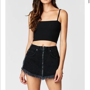 Carnage denim skirt